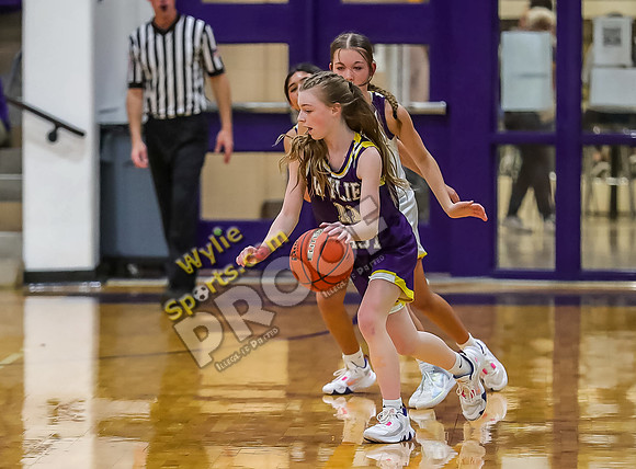02-05-24 8th Grade B Girls Wylie East vs Wylie West Jr High Basketball RK-208