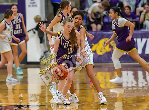 02-05-24 8th Grade B Girls Wylie East vs Wylie West Jr High Basketball RK-211