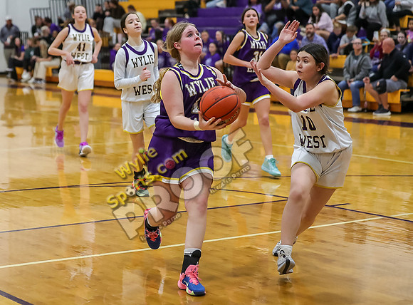 02-05-24 8th Grade B Girls Wylie East vs Wylie West Jr High Basketball RK-243