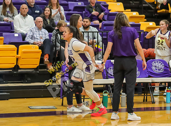 02-05-24 7th Grade A Girls Wylie East vs Wylie West Jr High Basketball RK-41