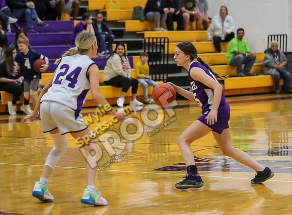 02-05-24 7th Grade A Girls Wylie East vs Wylie West Jr High Basketball RK-73
