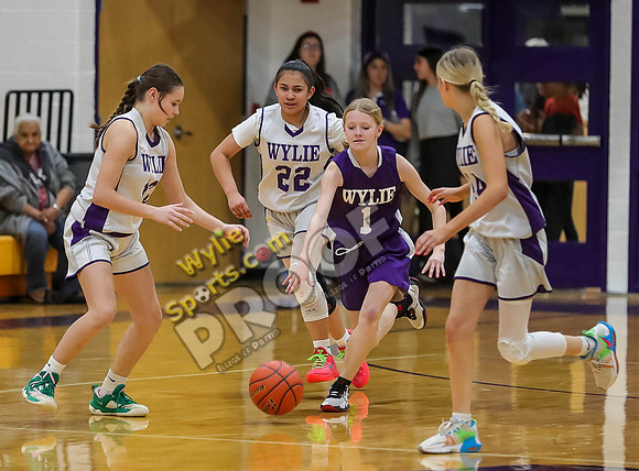 02-05-24 7th Grade A Girls Wylie East vs Wylie West Jr High Basketball RK-78