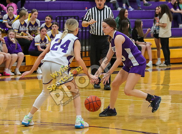 02-05-24 7th Grade A Girls Wylie East vs Wylie West Jr High Basketball RK-89