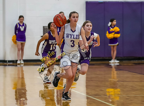 02-05-24 7th Grade A Girls Wylie East vs Wylie West Jr High Basketball RK-142