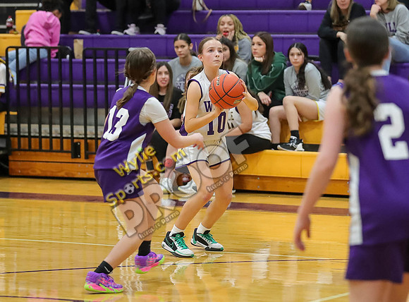 02-05-24 7th Grade A Girls Wylie East vs Wylie West Jr High Basketball RK-149