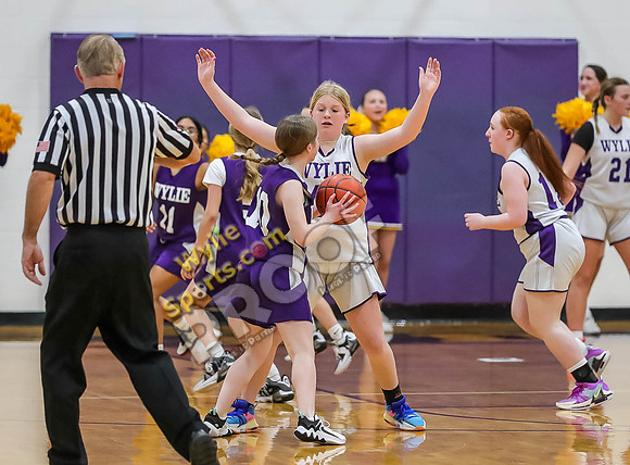 02-05-24 7th Grade A Girls Wylie East vs Wylie West Jr High Basketball RK-166
