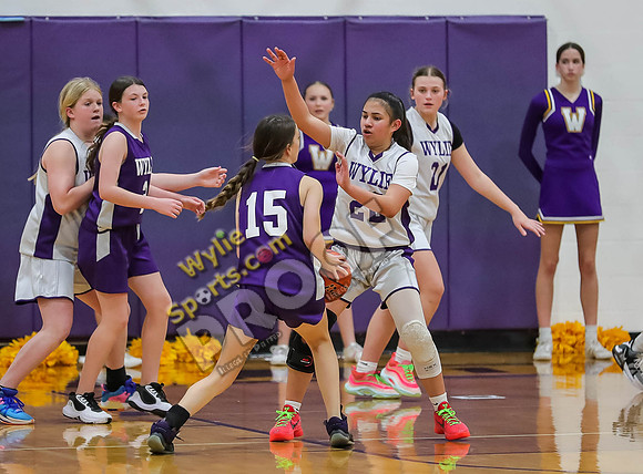 02-05-24 7th Grade A Girls Wylie East vs Wylie West Jr High Basketball RK-172