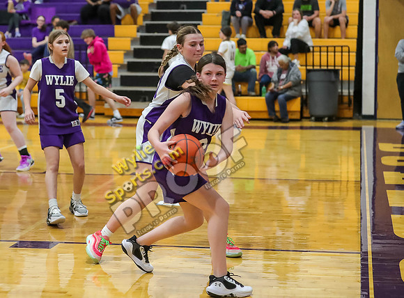 02-05-24 7th Grade A Girls Wylie East vs Wylie West Jr High Basketball RK-177