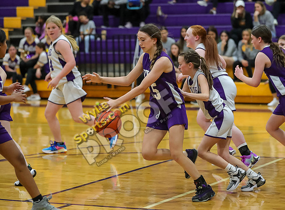 02-05-24 7th Grade A Girls Wylie East vs Wylie West Jr High Basketball RK-191