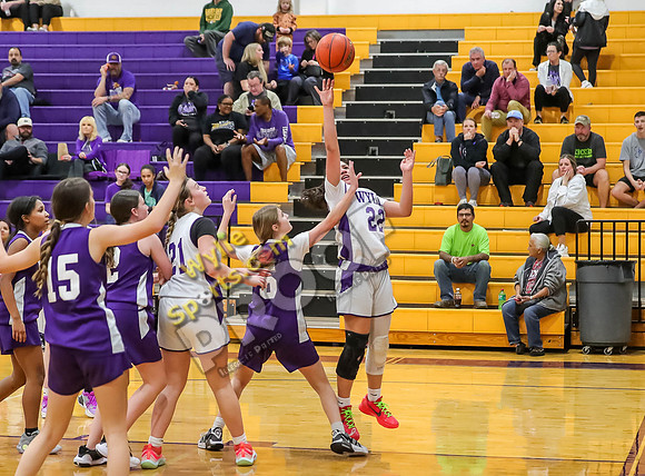 02-05-24 7th Grade A Girls Wylie East vs Wylie West Jr High Basketball RK-188
