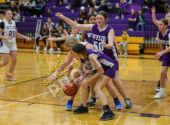 02-05-24 7th Grade A Girls Wylie East vs Wylie West Jr High Basketball RK-195
