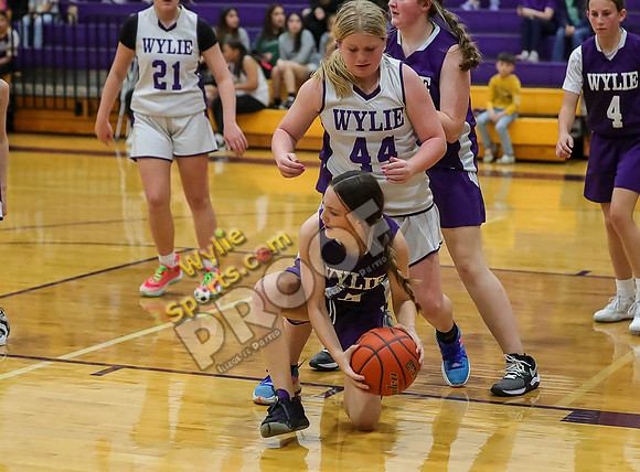 02-05-24 7th Grade A Girls Wylie East vs Wylie West Jr High Basketball RK-196