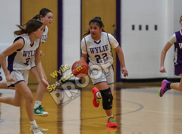 02-05-24 7th Grade A Girls Wylie East vs Wylie West Jr High Basketball RK-203