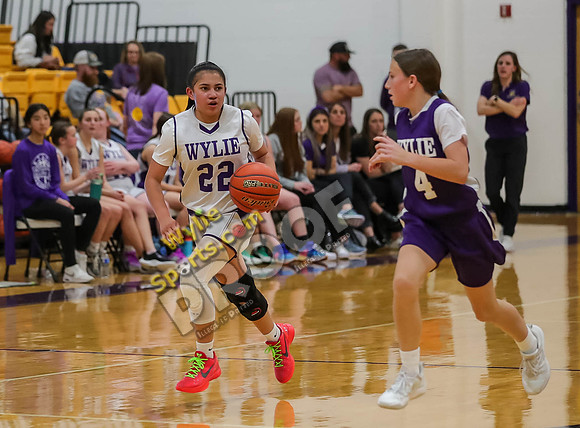 02-05-24 7th Grade A Girls Wylie East vs Wylie West Jr High Basketball RK-206