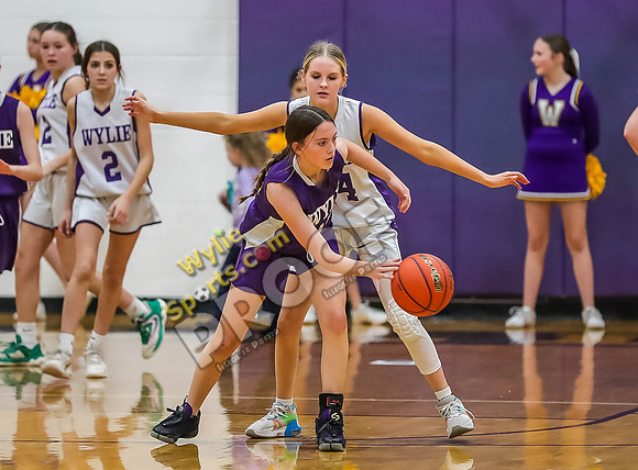 02-05-24 7th Grade A Girls Wylie East vs Wylie West Jr High Basketball RK-223