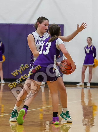 02-05-24 7th Grade A Girls Wylie East vs Wylie West Jr High Basketball RK-242