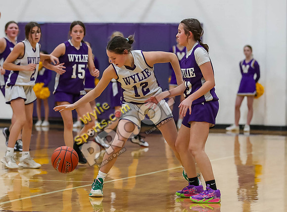 02-05-24 7th Grade A Girls Wylie East vs Wylie West Jr High Basketball RK-244