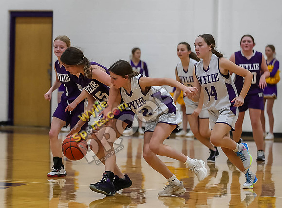 02-05-24 7th Grade A Girls Wylie East vs Wylie West Jr High Basketball RK-240
