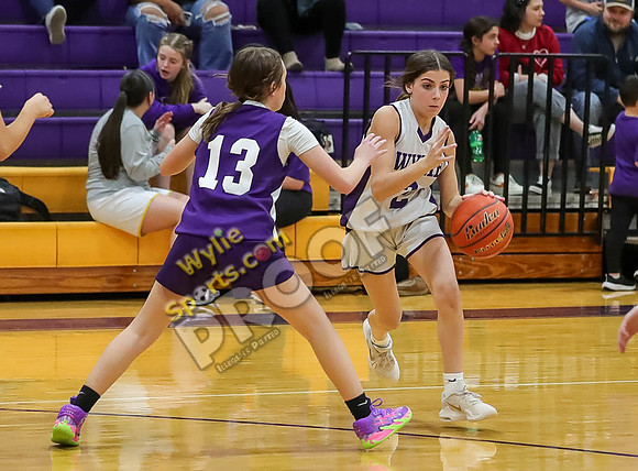 02-05-24 7th Grade A Girls Wylie East vs Wylie West Jr High Basketball RK-353