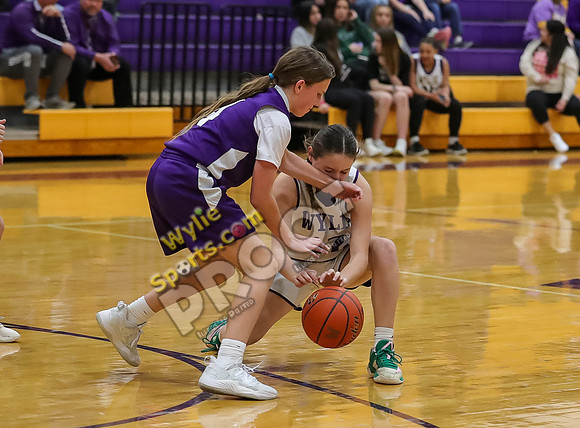 02-05-24 7th Grade A Girls Wylie East vs Wylie West Jr High Basketball RK-356