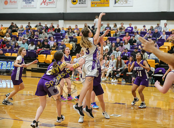 02-05-24 7th Grade A Girls Wylie East vs Wylie West Jr High Basketball RK-387