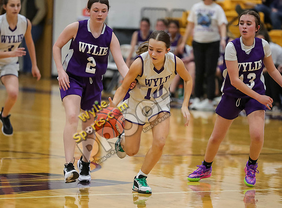 02-05-24 7th Grade A Girls Wylie East vs Wylie West Jr High Basketball RK-391