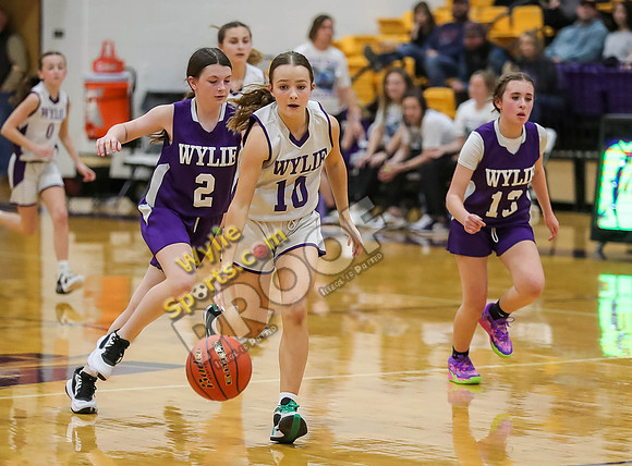 02-05-24 7th Grade A Girls Wylie East vs Wylie West Jr High Basketball RK-393