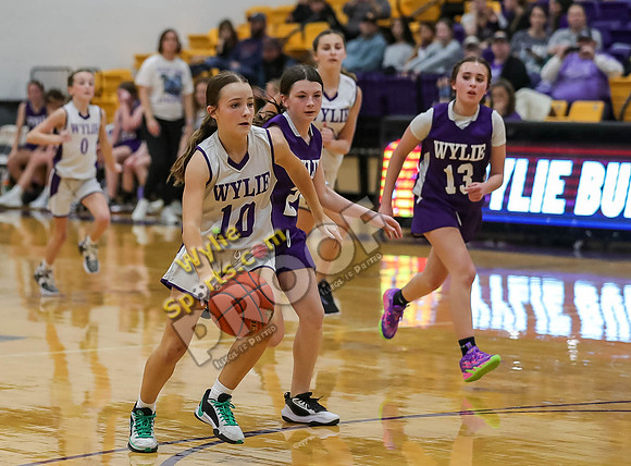 02-05-24 7th Grade A Girls Wylie East vs Wylie West Jr High Basketball RK-394