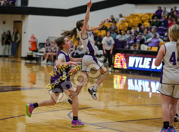 02-05-24 7th Grade A Girls Wylie East vs Wylie West Jr High Basketball RK-408