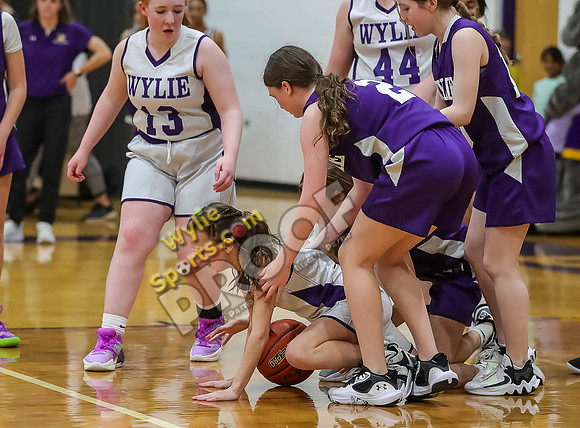 02-05-24 7th Grade A Girls Wylie East vs Wylie West Jr High Basketball RK-409