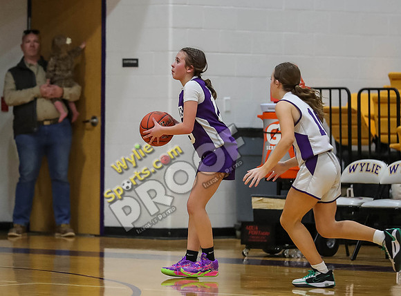 02-05-24 7th Grade A Girls Wylie East vs Wylie West Jr High Basketball RK-417