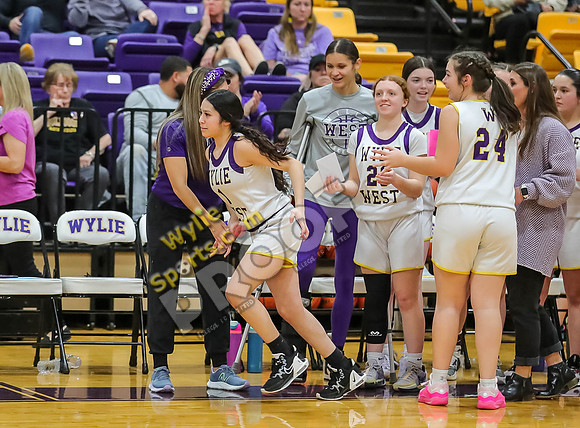 02-05-24 8th Grade A Girls Wylie East vs Wylie West Jr High Basketball RK-15-2