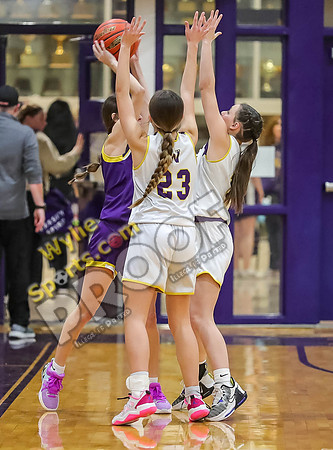 02-05-24 8th Grade A Girls Wylie East vs Wylie West Jr High Basketball RK-46-2