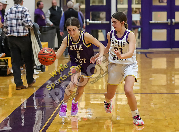 02-05-24 8th Grade A Girls Wylie East vs Wylie West Jr High Basketball RK-50-2