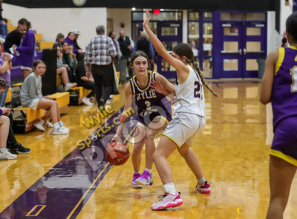 02-05-24 8th Grade A Girls Wylie East vs Wylie West Jr High Basketball RK-52-2