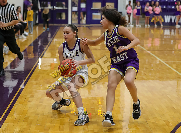 02-05-24 8th Grade A Girls Wylie East vs Wylie West Jr High Basketball RK-56-2
