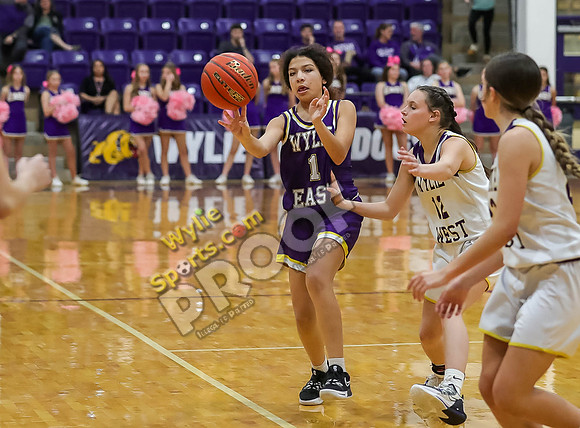 02-05-24 8th Grade A Girls Wylie East vs Wylie West Jr High Basketball RK-59-2