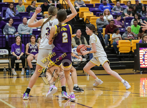 02-05-24 8th Grade A Girls Wylie East vs Wylie West Jr High Basketball RK-91-2