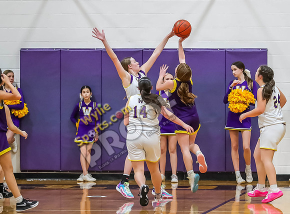 02-05-24 8th Grade A Girls Wylie East vs Wylie West Jr High Basketball RK-109-2