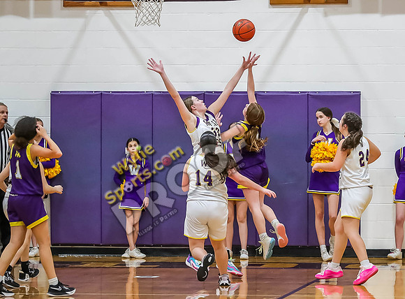 02-05-24 8th Grade A Girls Wylie East vs Wylie West Jr High Basketball RK-110-2