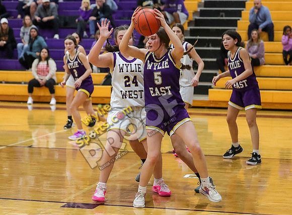 02-05-24 8th Grade A Girls Wylie East vs Wylie West Jr High Basketball RK-140-2