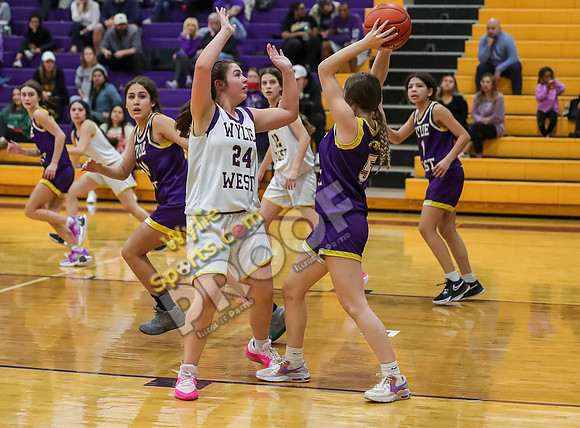 02-05-24 8th Grade A Girls Wylie East vs Wylie West Jr High Basketball RK-141-2