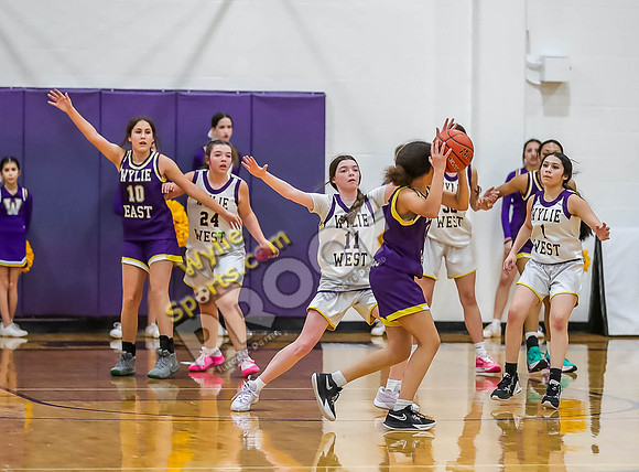 02-05-24 8th Grade A Girls Wylie East vs Wylie West Jr High Basketball RK-154-2