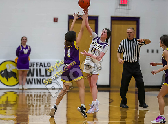 02-05-24 8th Grade A Girls Wylie East vs Wylie West Jr High Basketball RK-156-2