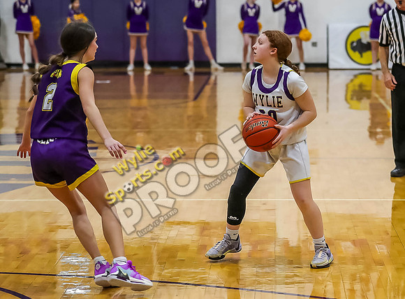 02-05-24 8th Grade A Girls Wylie East vs Wylie West Jr High Basketball RK-186-2