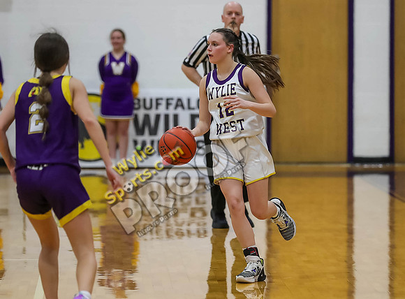 02-05-24 8th Grade A Girls Wylie East vs Wylie West Jr High Basketball RK-221-2