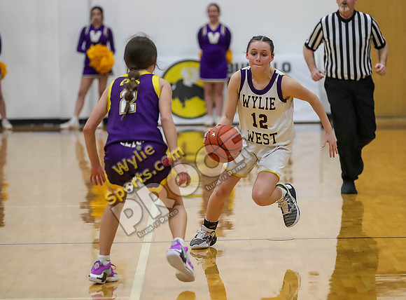 02-05-24 8th Grade A Girls Wylie East vs Wylie West Jr High Basketball RK-222-2