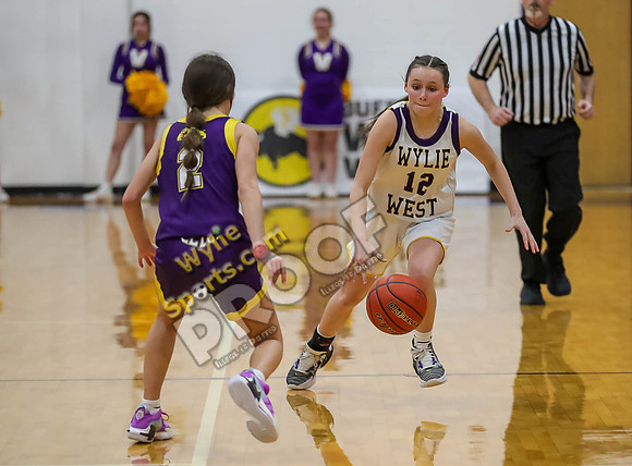 02-05-24 8th Grade A Girls Wylie East vs Wylie West Jr High Basketball RK-223-2