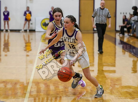 02-05-24 8th Grade A Girls Wylie East vs Wylie West Jr High Basketball RK-227-2