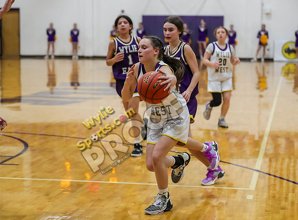 02-05-24 8th Grade A Girls Wylie East vs Wylie West Jr High Basketball RK-228-2